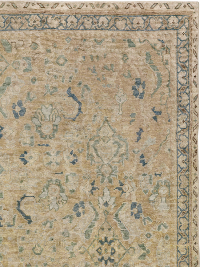 Vintage Persian Mahal Square Accent Carpet, No.31620 - Galerie Shabab