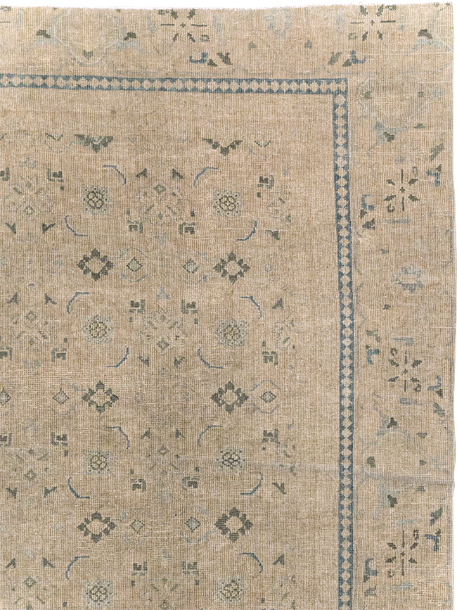 Vintage Persian Mahal Room Size Carpet, No.31621 - Galerie Shabab