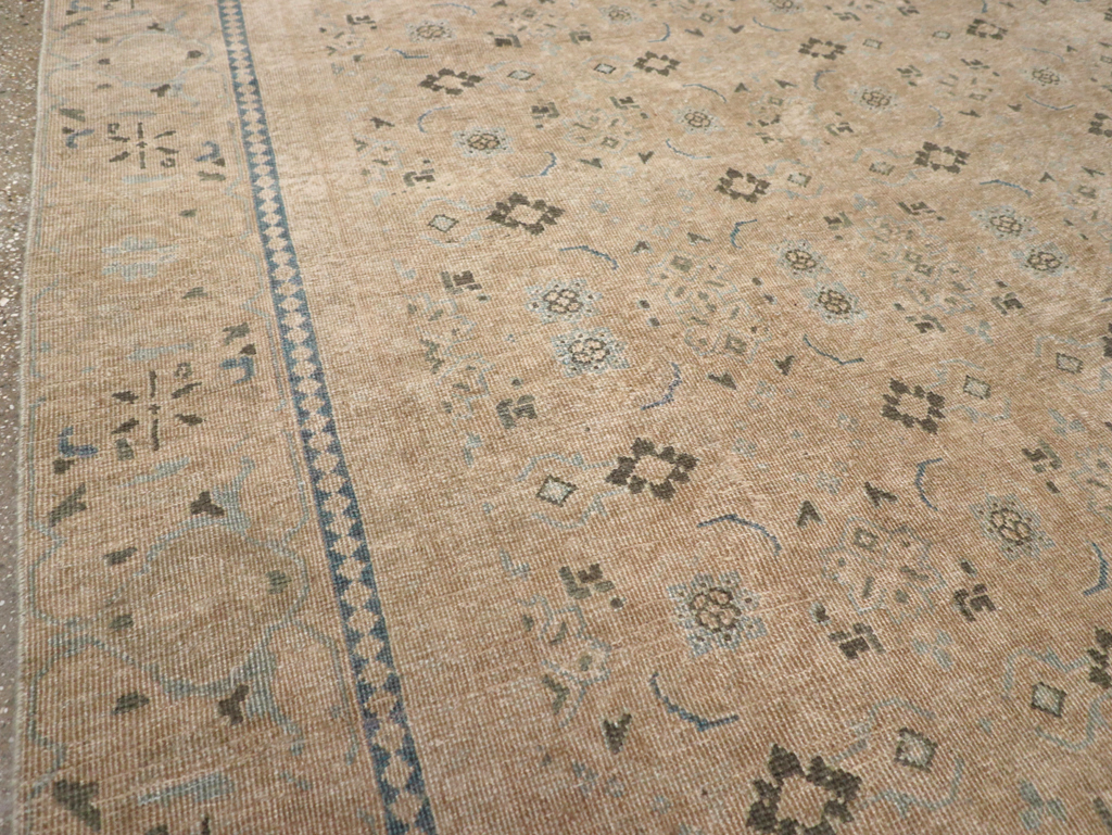 Vintage Persian Mahal Room Size Carpet, No.31621 - Galerie Shabab