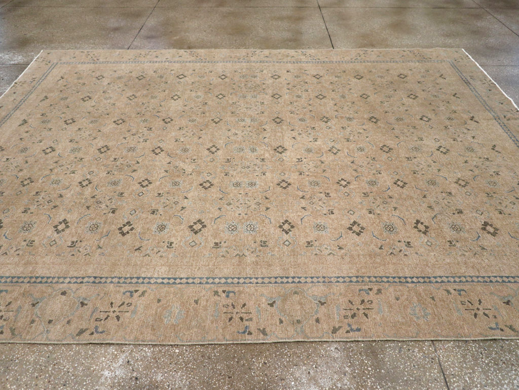 Vintage Persian Mahal Room Size Carpet, No.31621 - Galerie Shabab