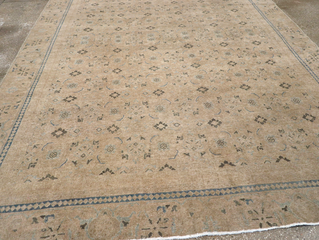 Vintage Persian Mahal Room Size Carpet, No.31621 - Galerie Shabab