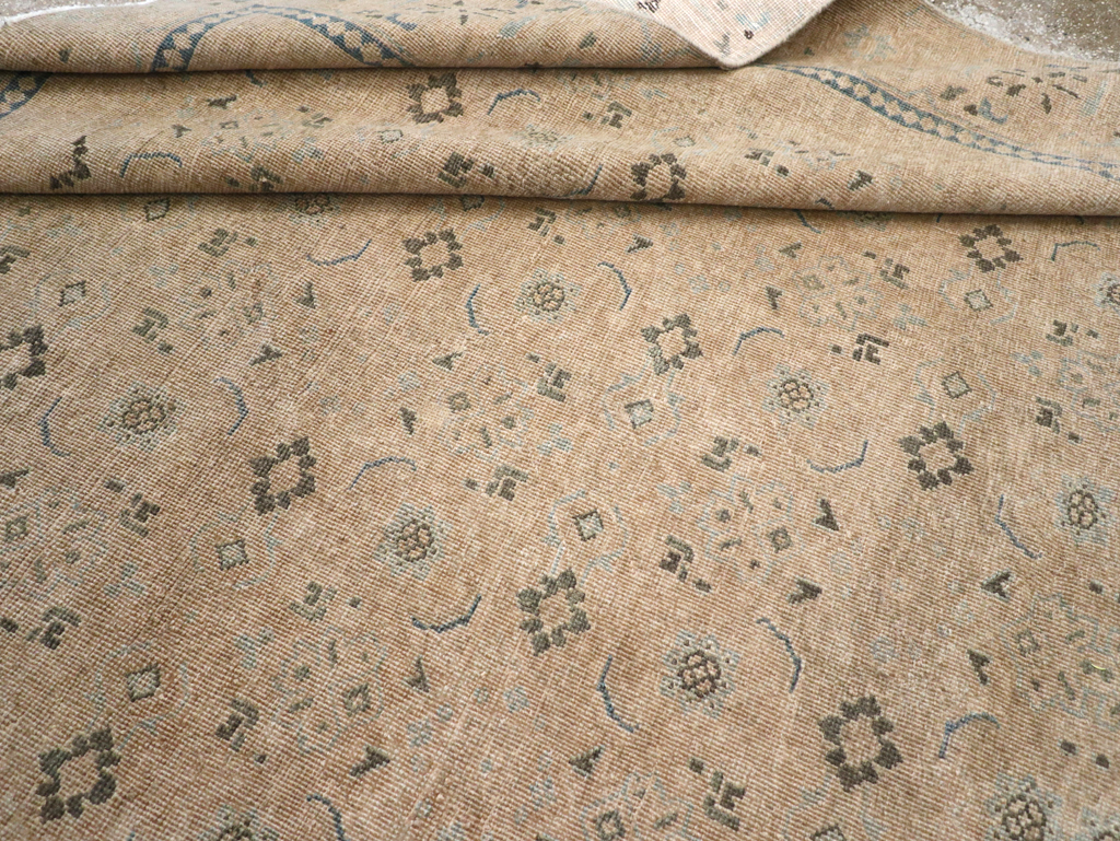 Vintage Persian Mahal Room Size Carpet, No.31621 - Galerie Shabab