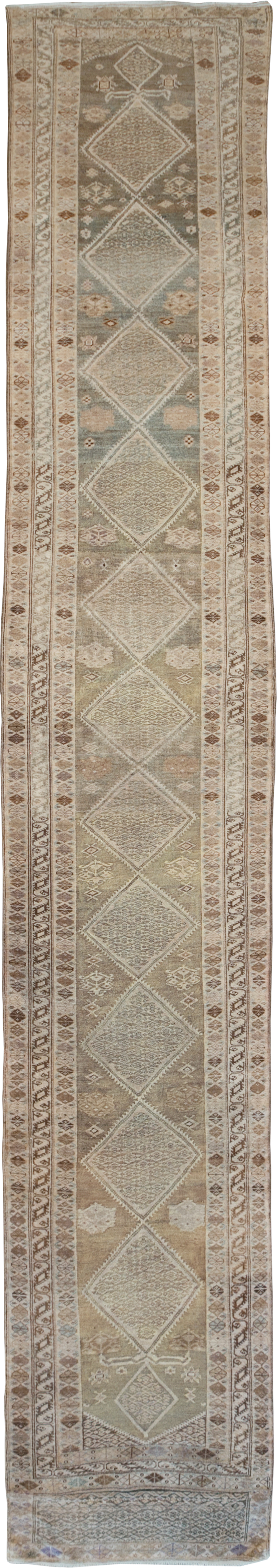 Vintage Persian Kurd Long Runner, No.31636 - Galerie Shabab