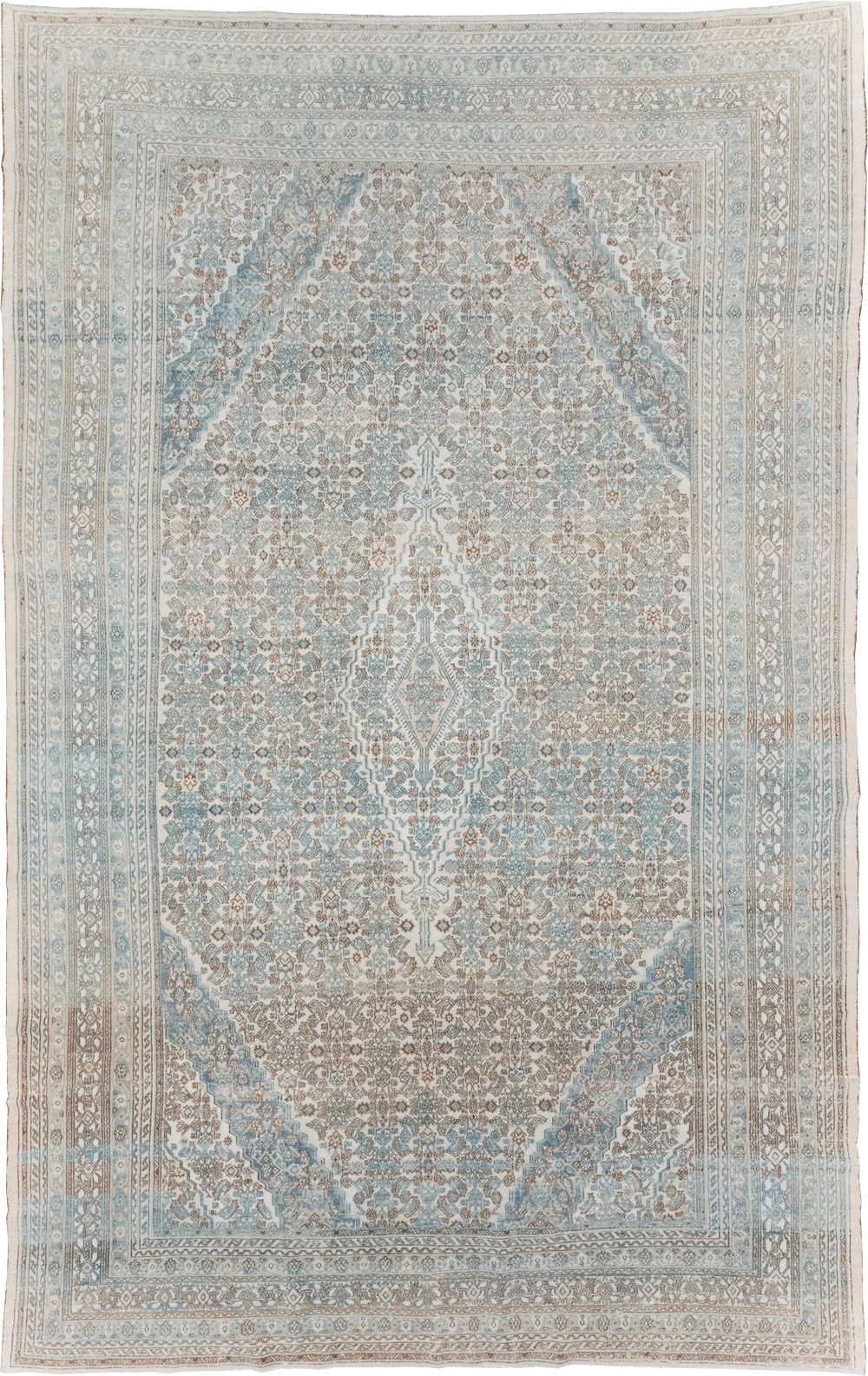 Vintage Persian Bibikabad Large Carpet, No.31640 - Galerie Shabab