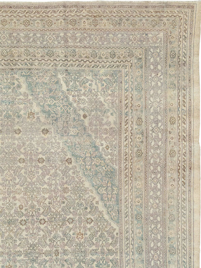 Vintage Persian Bibikabad Large Carpet, No.31640 - Galerie Shabab