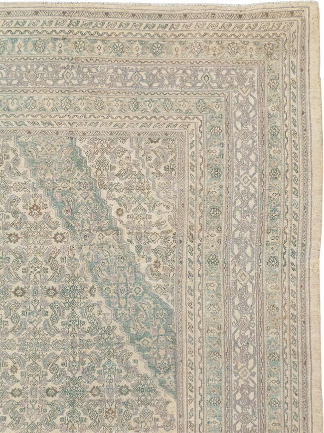 Vintage Persian Bibikabad Large Carpet, No.31640 - Galerie Shabab