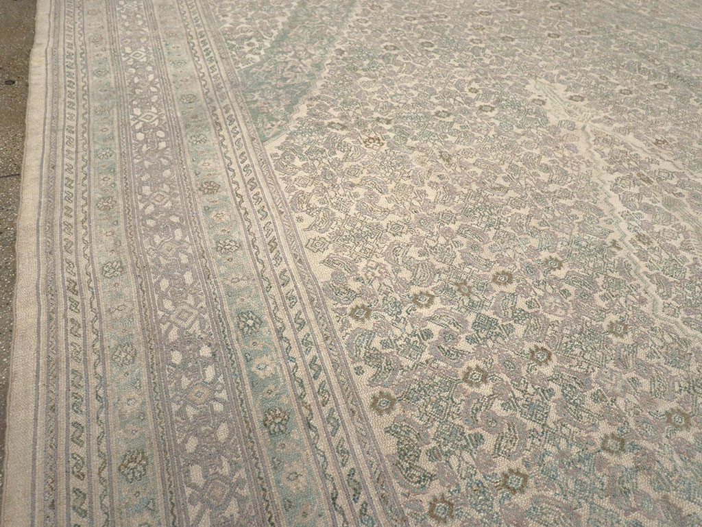 Vintage Persian Bibikabad Large Carpet, No.31640 - Galerie Shabab