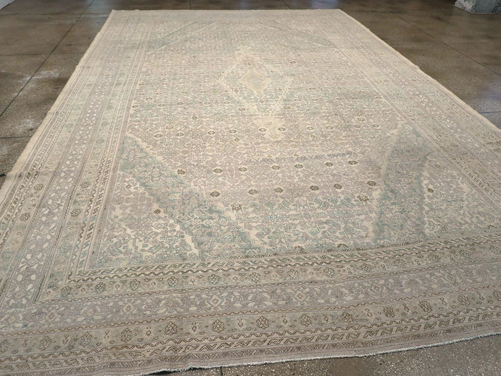 Vintage Persian Bibikabad Large Carpet, No.31640 - Galerie Shabab