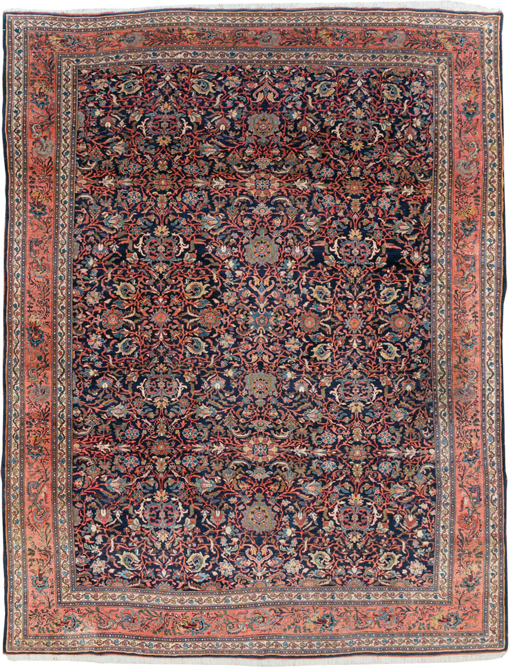 Antique Persian Bidjar Room Size Carpet, No.31641 - Galerie Shabab