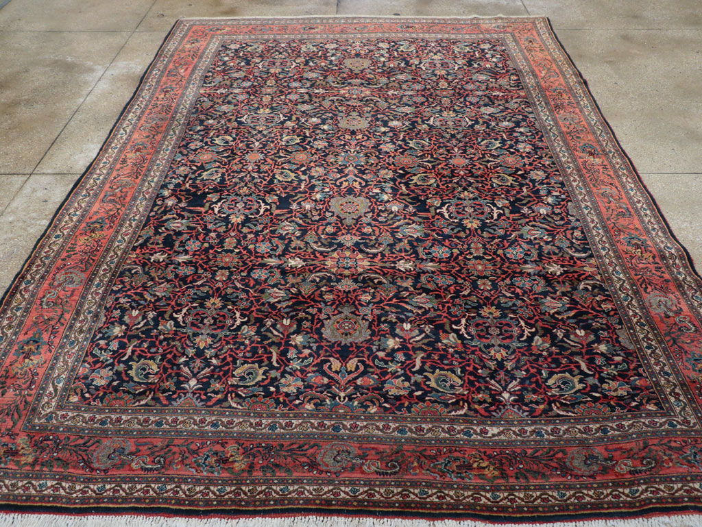 Antique Persian Bidjar Room Size Carpet, No.31641 - Galerie Shabab