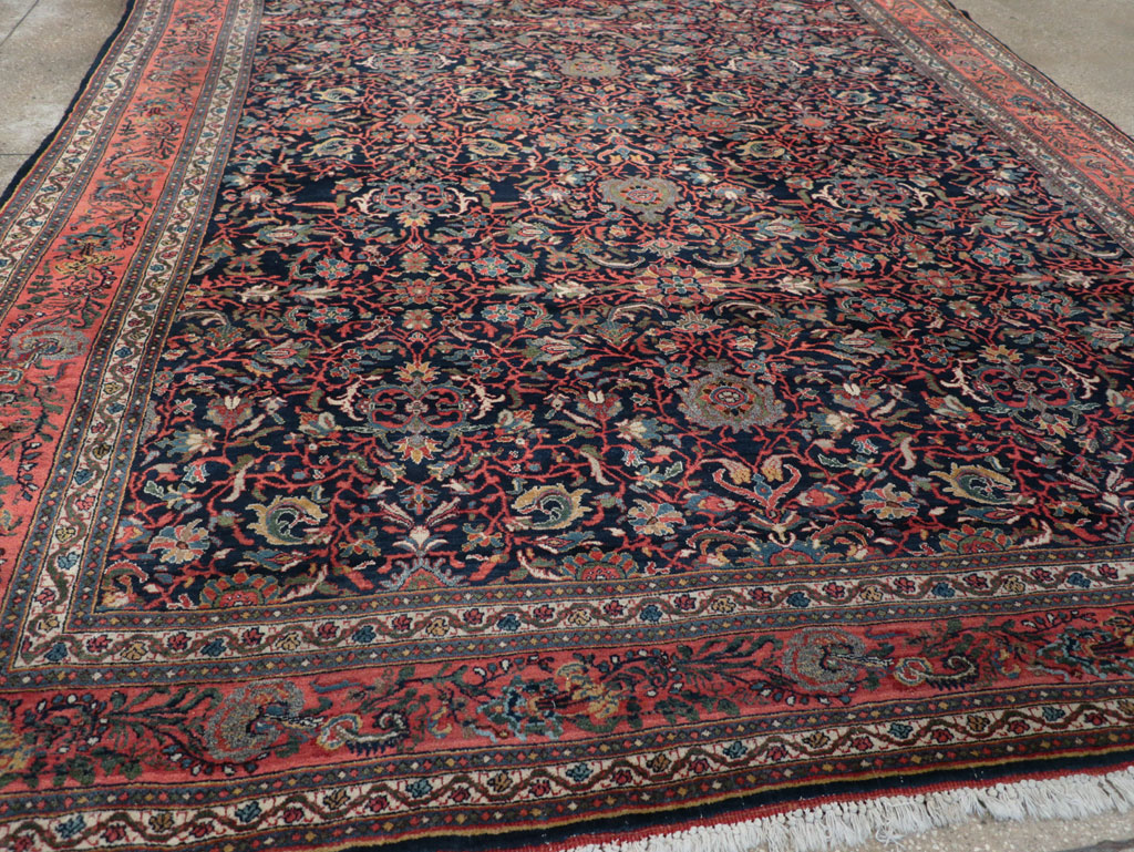 Antique Persian Bidjar Room Size Carpet, No.31641 - Galerie Shabab