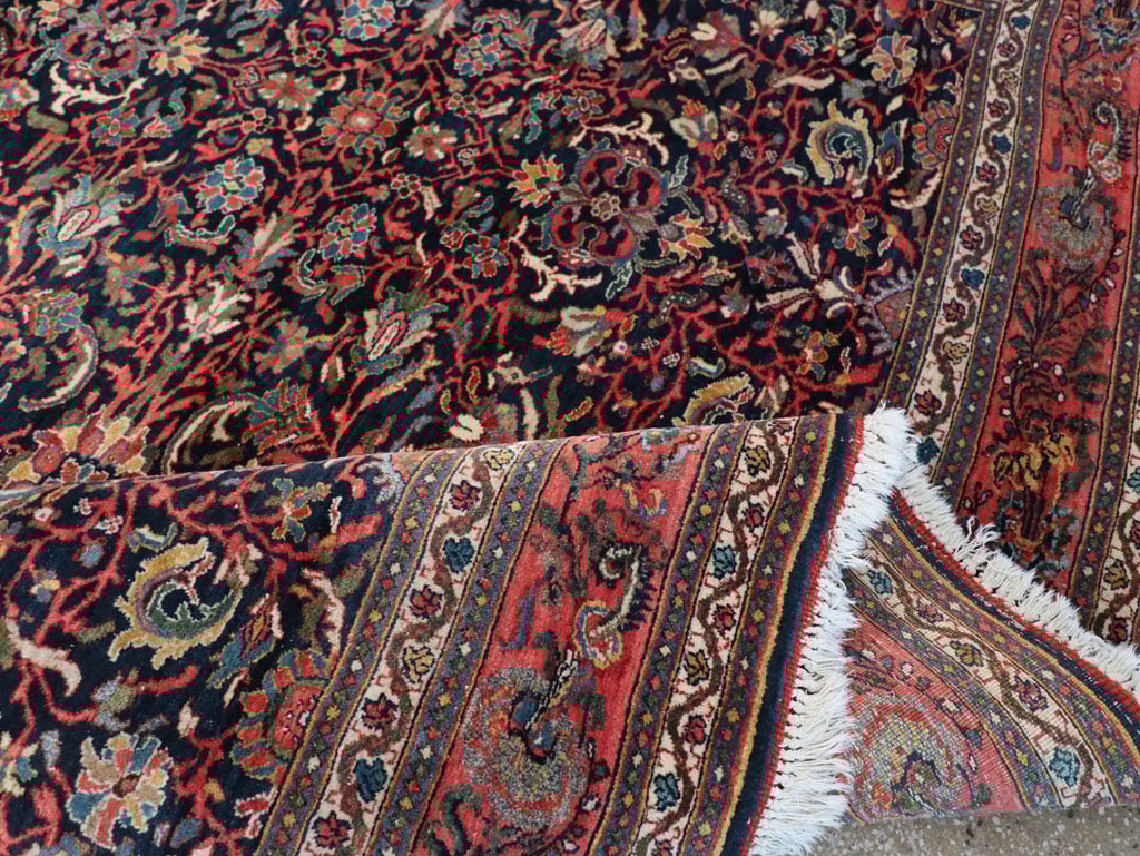 Antique Persian Bidjar Room Size Carpet, No.31641 - Galerie Shabab