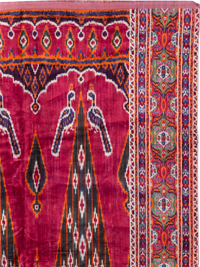 Antique Persian Yazd Silk Textile, No.31644 - Galerie Shabab