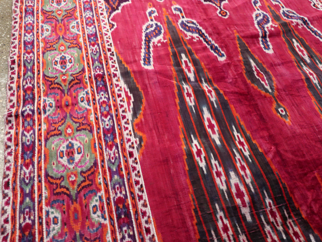 Antique Persian Yazd Silk Textile, No.31644 - Galerie Shabab