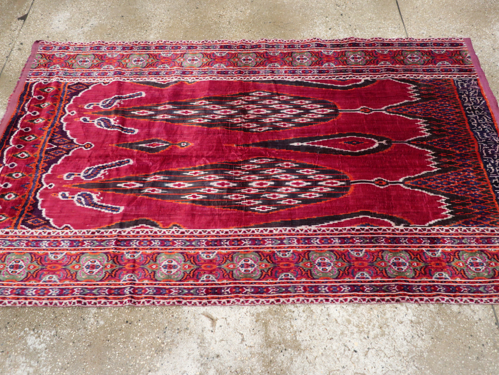 Antique Persian Yazd Silk Textile, No.31644 - Galerie Shabab