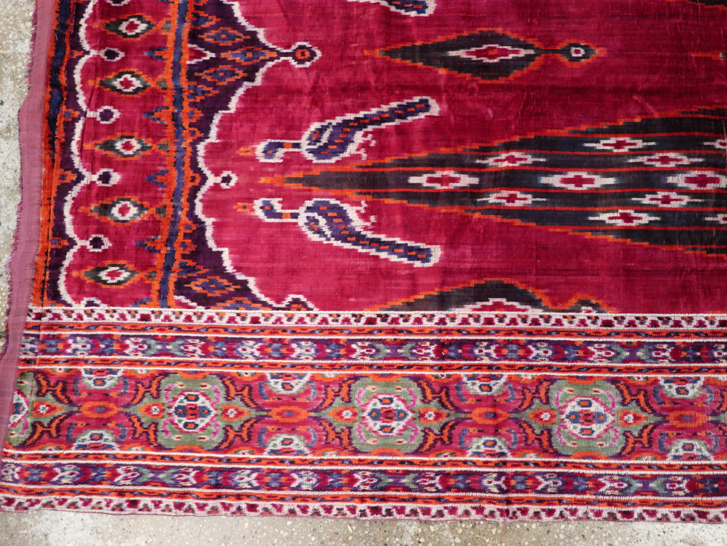 Antique Persian Yazd Silk Textile, No.31644 - Galerie Shabab