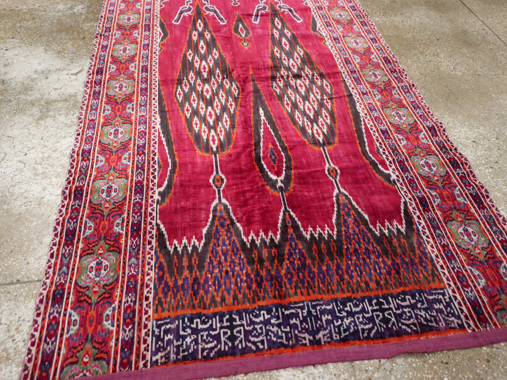 Antique Persian Yazd Silk Textile, No.31644 - Galerie Shabab