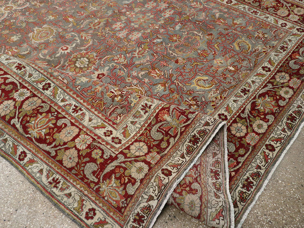 Antique Persian Bidjar Room Size Carpet, No.31645 - Galerie Shabab