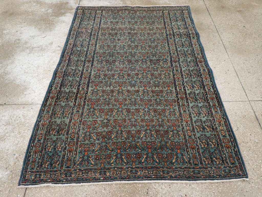 Antique Persian Pictorial Dorokhsh Rug, No.31646 - Galerie Shabab