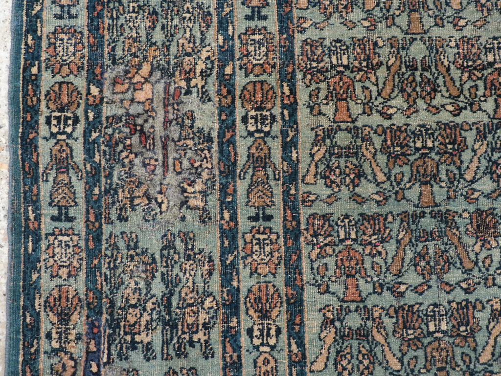 Antique Persian Pictorial Dorokhsh Rug, No.31646 - Galerie Shabab