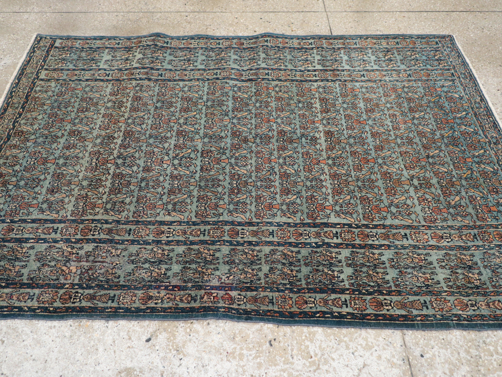 Antique Persian Pictorial Dorokhsh Rug, No.31646 - Galerie Shabab