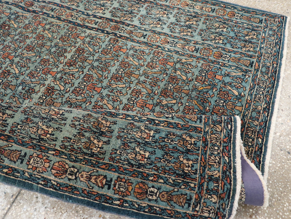 Antique Persian Pictorial Dorokhsh Rug, No.31646 - Galerie Shabab