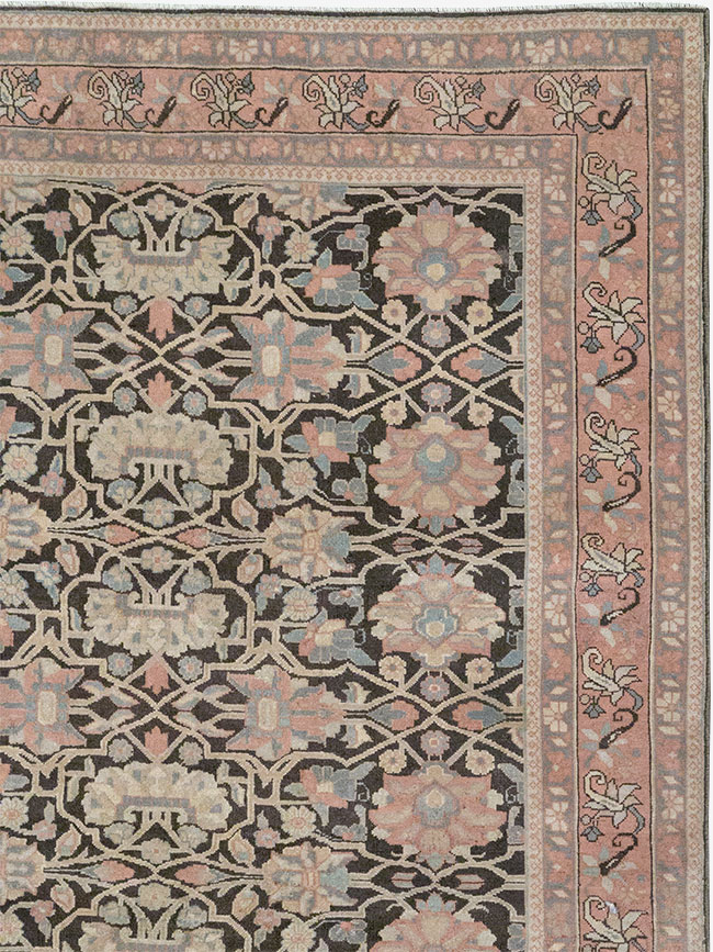 Vintage Persian Bidjar Room Size Carpet, No.31650 - Galerie Shabab