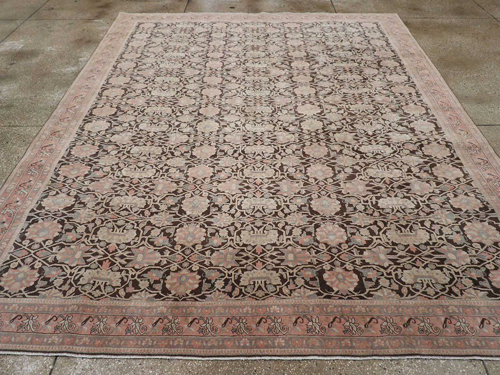 Vintage Persian Bidjar Room Size Carpet, No.31650 - Galerie Shabab