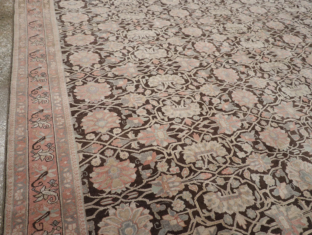 Vintage Persian Bidjar Room Size Carpet, No.31650 - Galerie Shabab