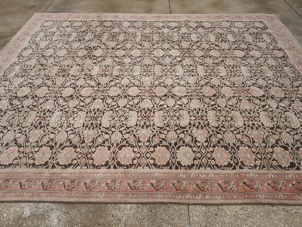 Vintage Persian Bidjar Room Size Carpet, No.31650 - Galerie Shabab
