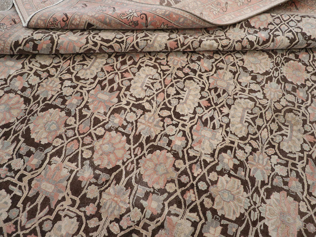 Vintage Persian Bidjar Room Size Carpet, No.31650 - Galerie Shabab