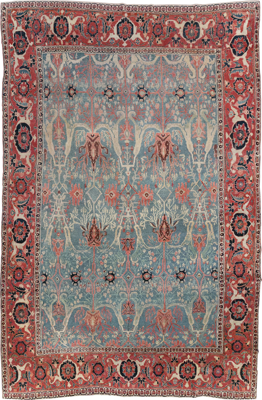 Antique Persian Bidjar Room Size Carpet, No.31651 - Galerie Shabab