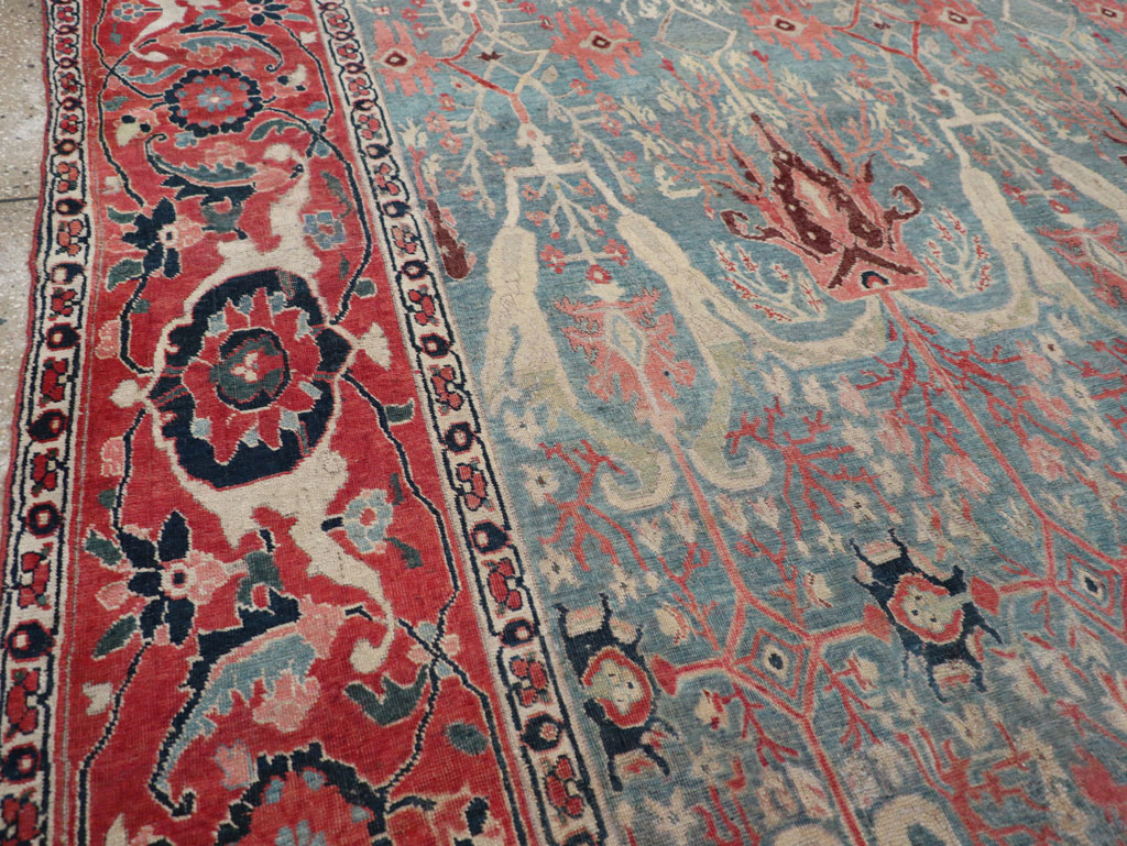 Antique Persian Bidjar Room Size Carpet, No.31651 - Galerie Shabab
