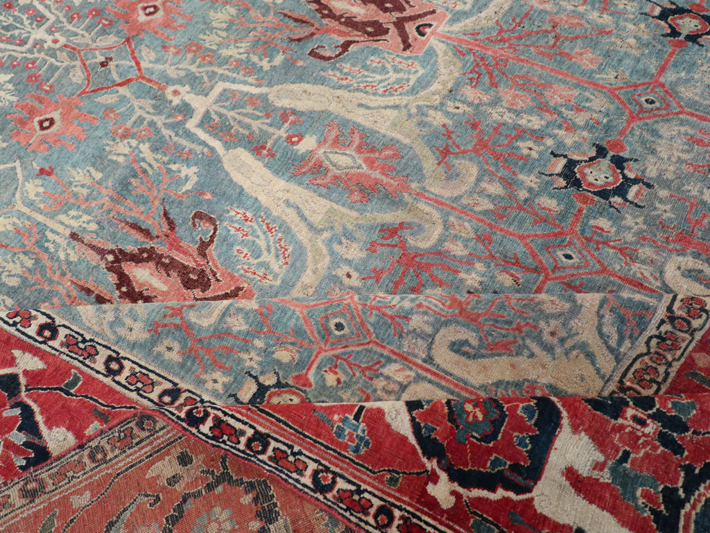 Antique Persian Bidjar Room Size Carpet, No.31651 - Galerie Shabab