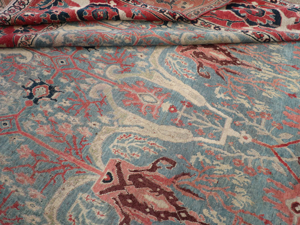 Antique Persian Bidjar Room Size Carpet, No.31651 - Galerie Shabab