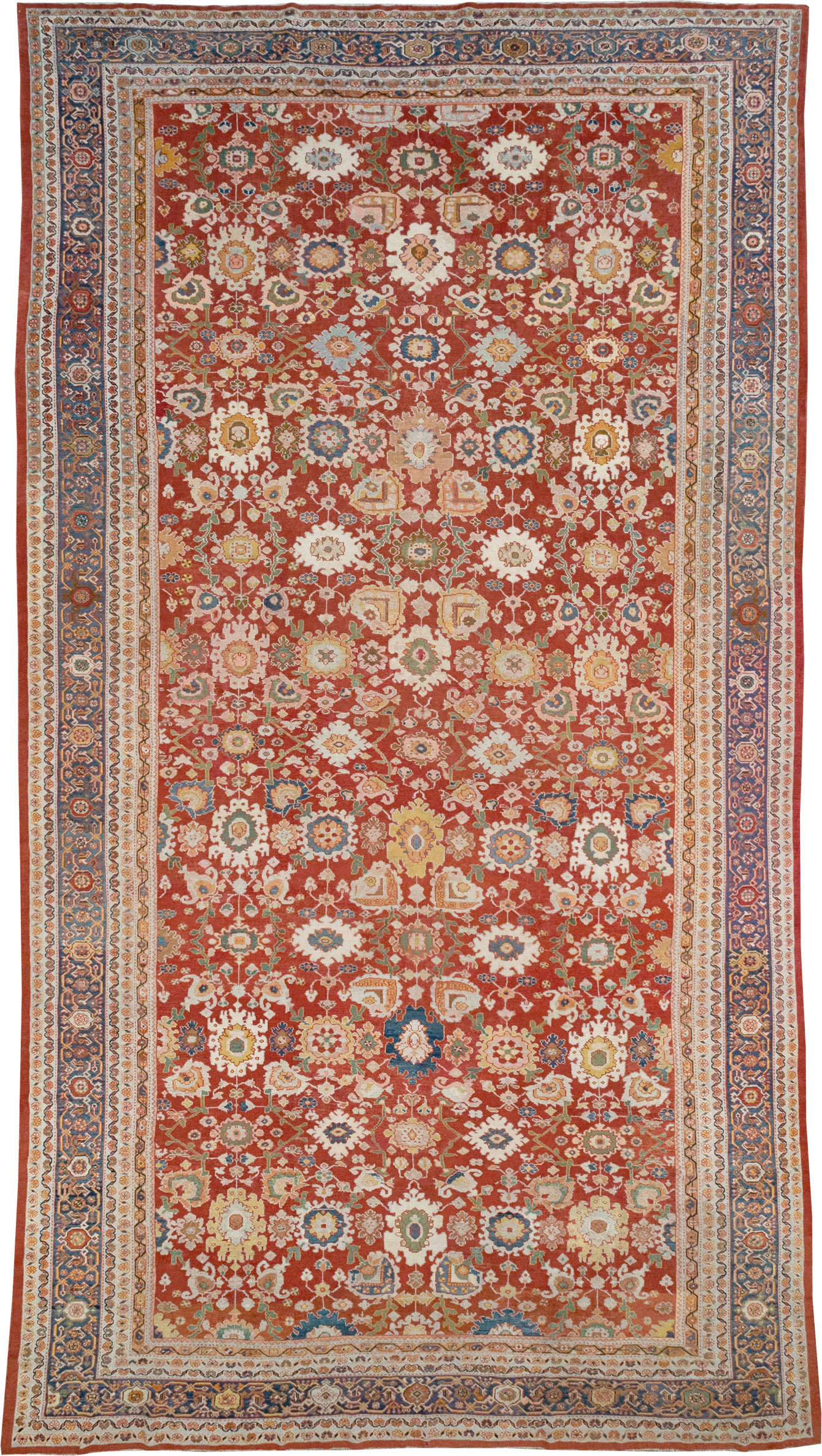 Antique Persian Mahal Oversize Carpet, No.31659 - Galerie Shabab