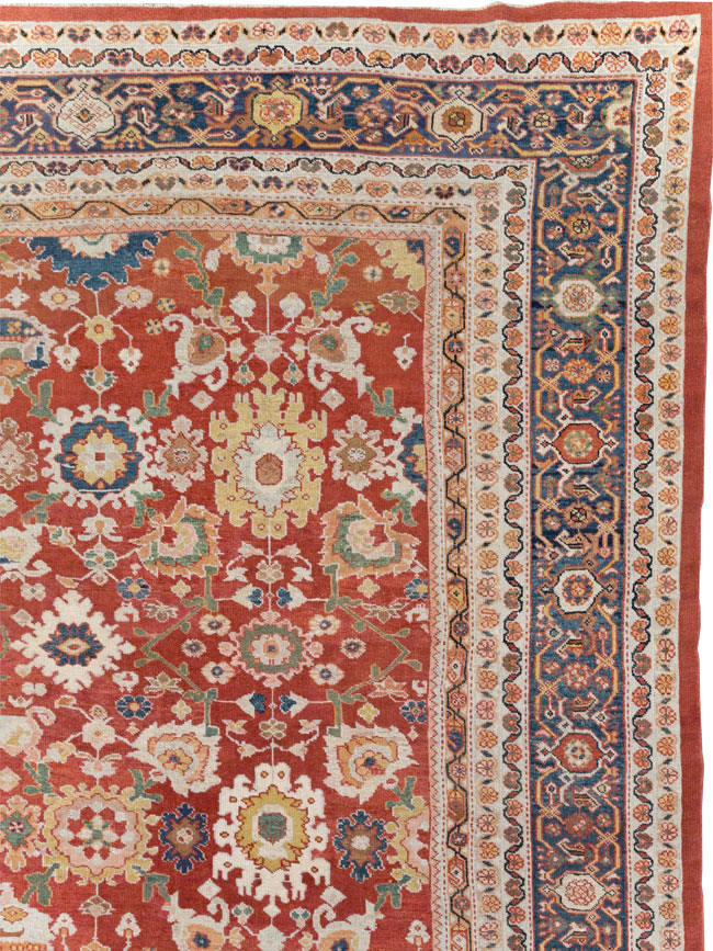 Antique Persian Mahal Oversize Carpet, No.31659 - Galerie Shabab