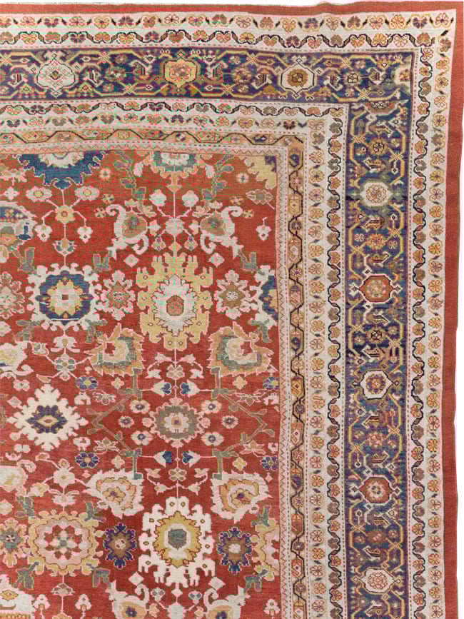 Antique Persian Mahal Oversize Carpet, No.31659 - Galerie Shabab
