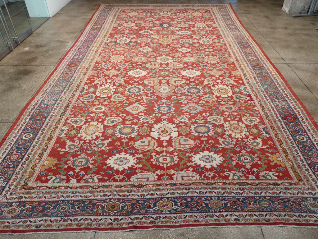 Antique Persian Mahal Oversize Carpet, No.31659 - Galerie Shabab