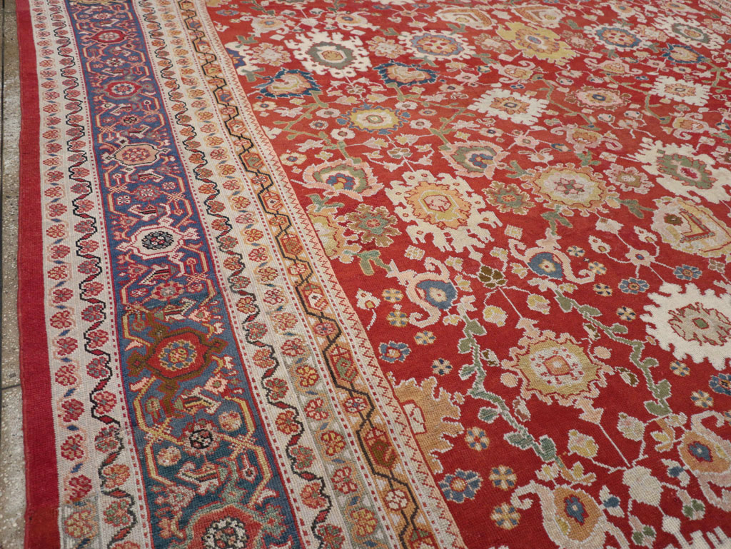 Antique Persian Mahal Oversize Carpet, No.31659 - Galerie Shabab