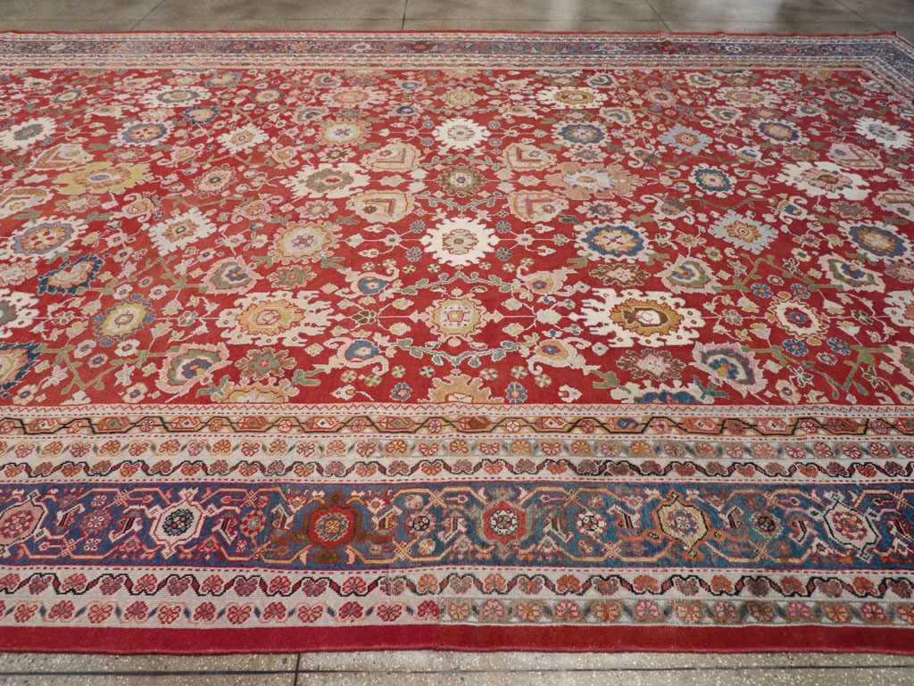 Antique Persian Mahal Oversize Carpet, No.31659 - Galerie Shabab