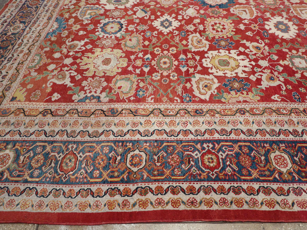 Antique Persian Mahal Oversize Carpet, No.31659 - Galerie Shabab