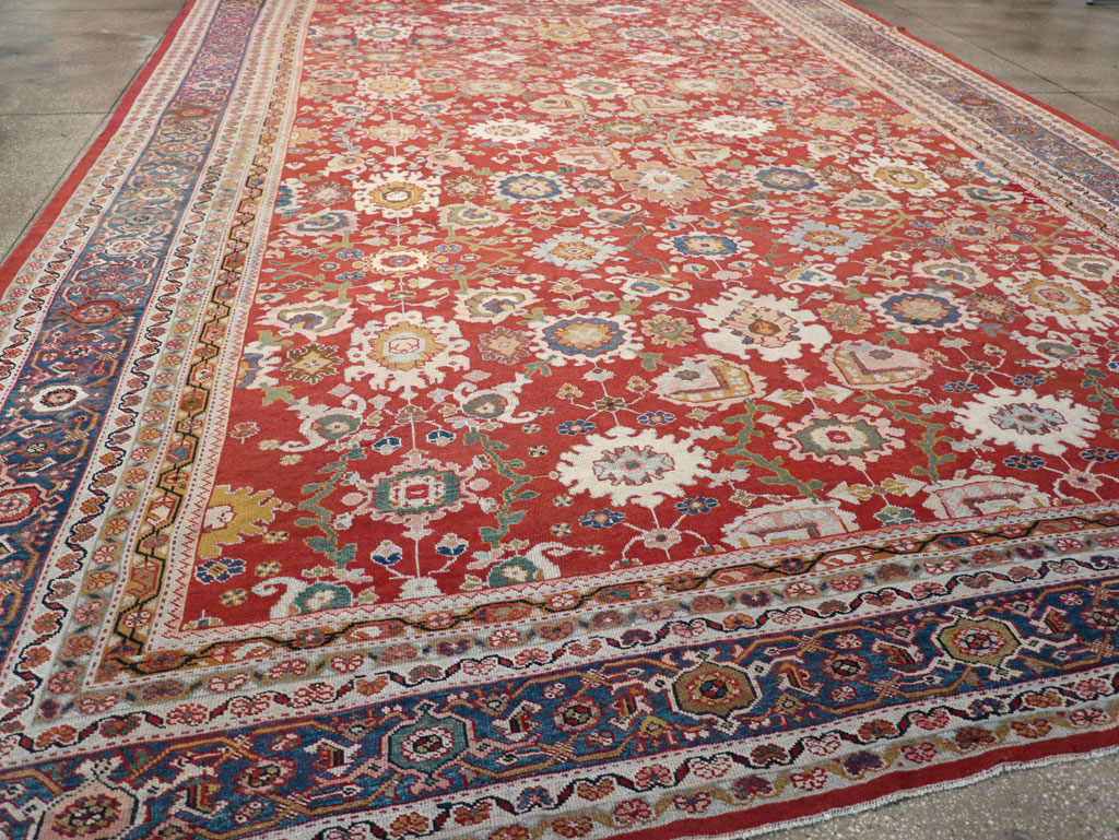 Antique Persian Mahal Oversize Carpet, No.31659 - Galerie Shabab