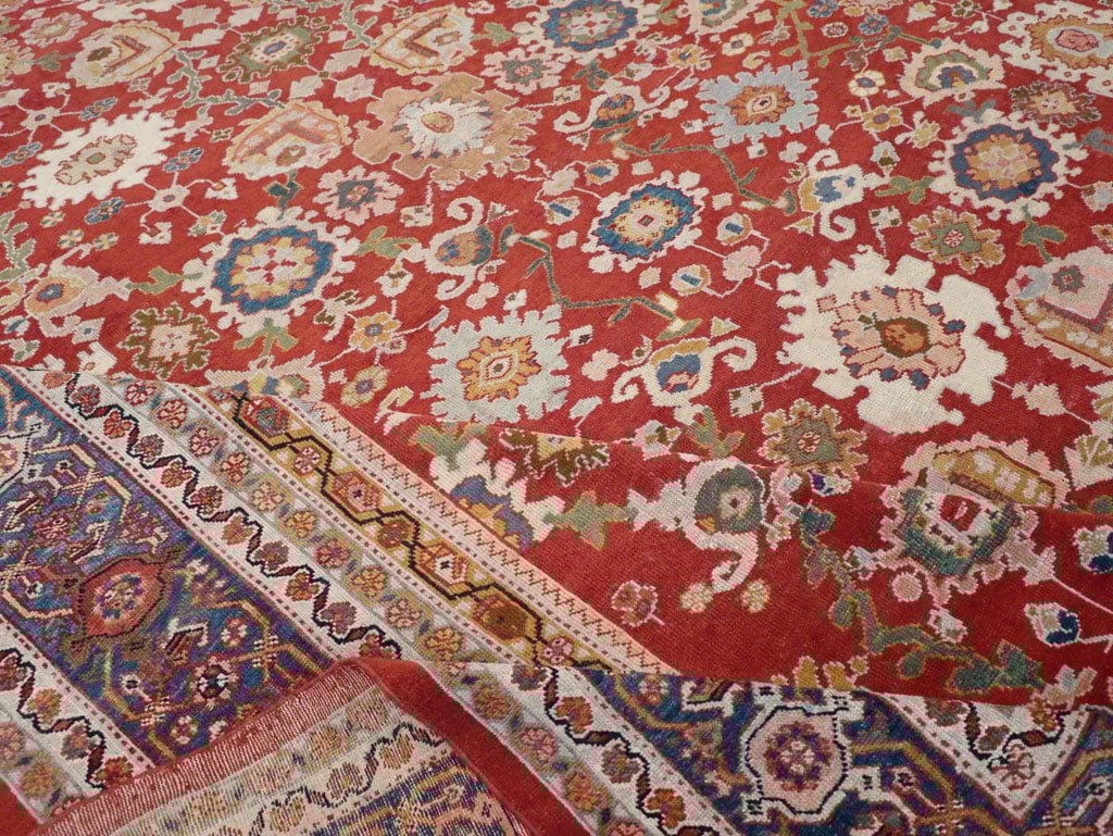 Antique Persian Mahal Oversize Carpet, No.31659 - Galerie Shabab