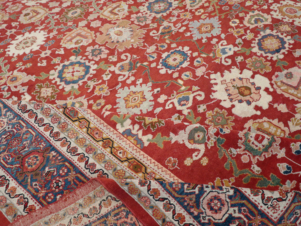 Antique Persian Mahal Oversize Carpet, No.31659 - Galerie Shabab