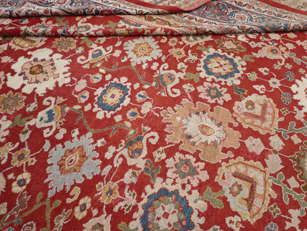 Antique Persian Mahal Oversize Carpet, No.31659 - Galerie Shabab