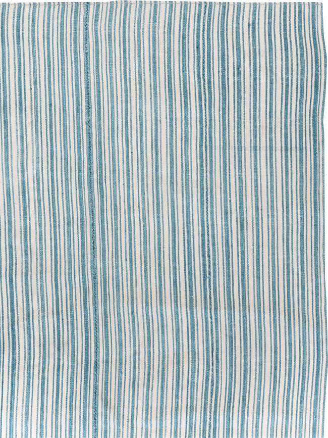 Vintage Turkish Flatweave Throw Rug, No.31662 - Galerie Shabab