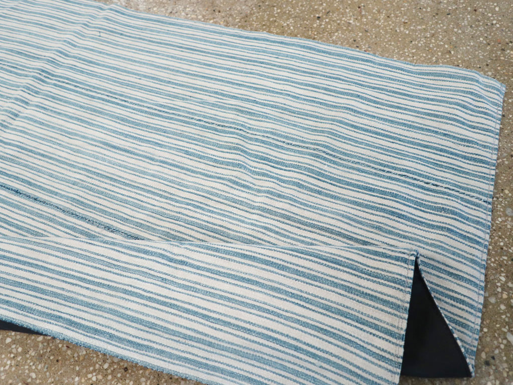 Vintage Turkish Flatweave Throw Rug, No.31662 - Galerie Shabab