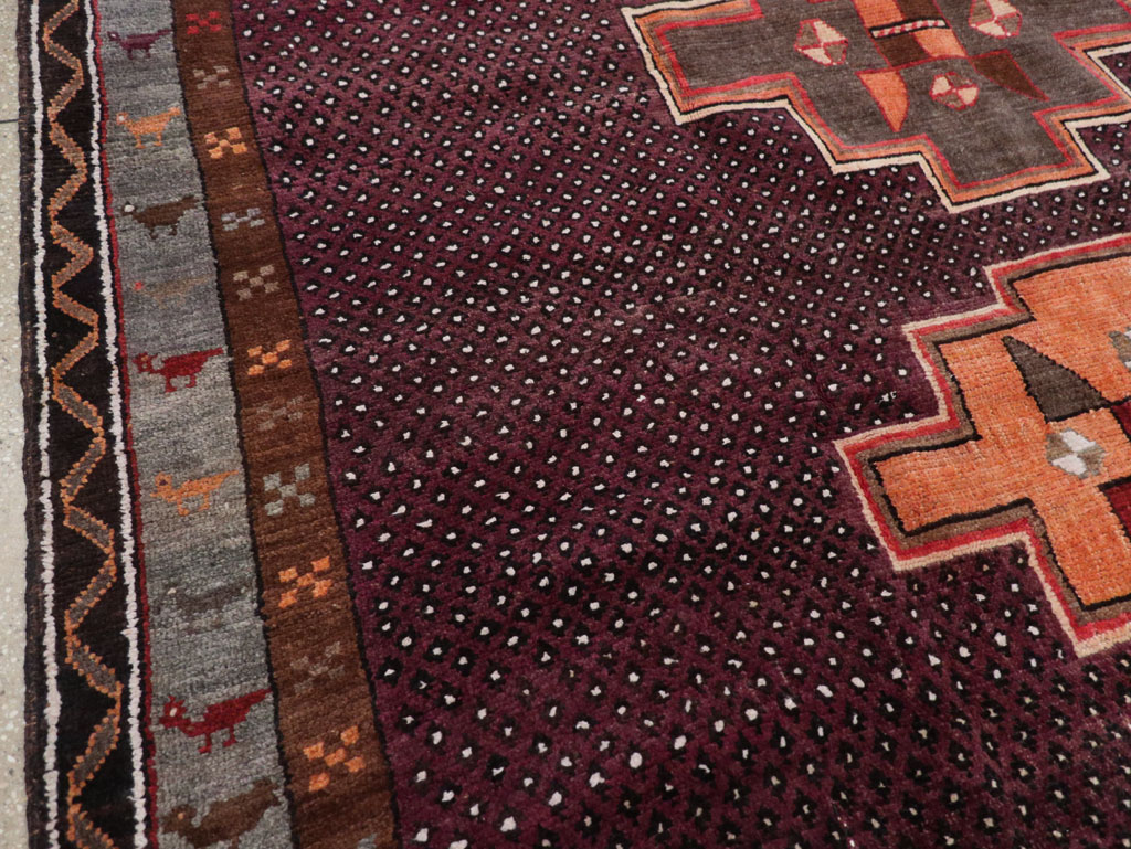 Vintage Turkish Anatolian Tribal Small Room Size Carpet, No.31666 - Galerie Shabab