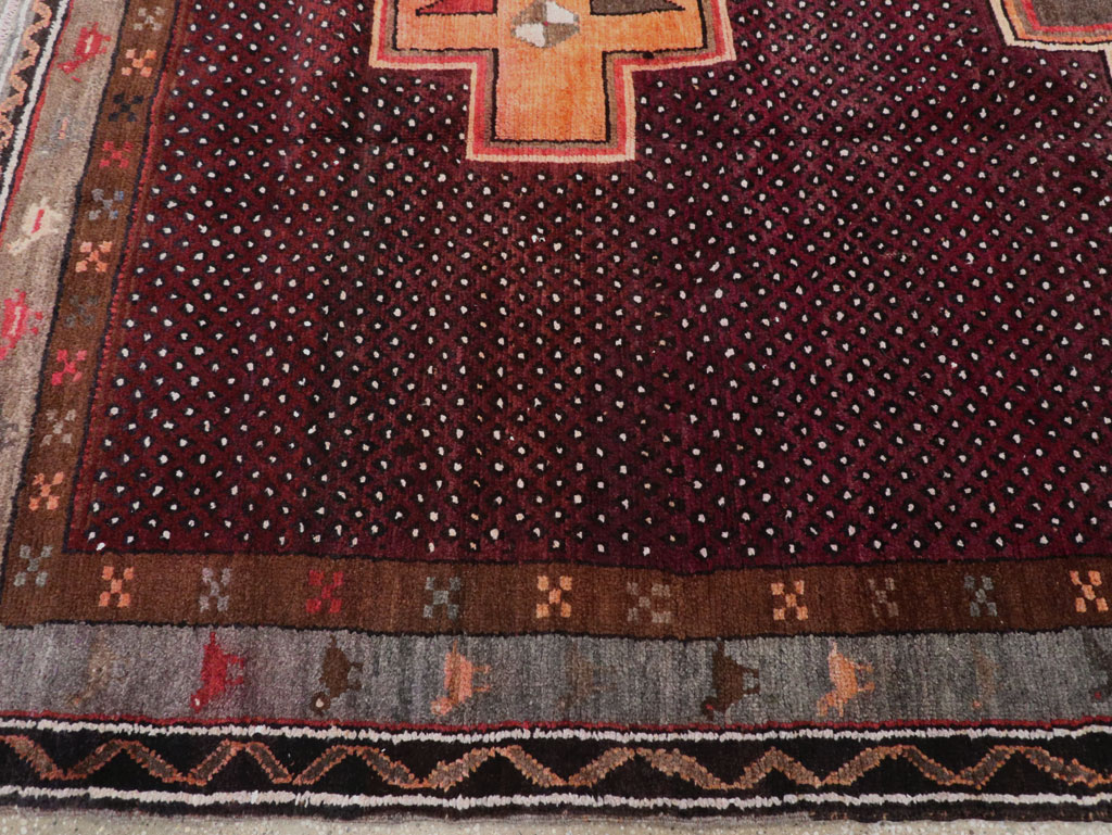 Vintage Turkish Anatolian Tribal Small Room Size Carpet, No.31666 - Galerie Shabab